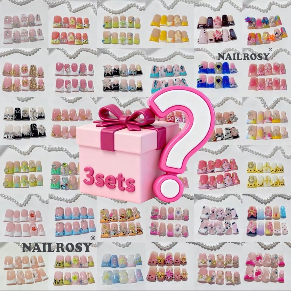 3 set Nailrosy Nail Art Set